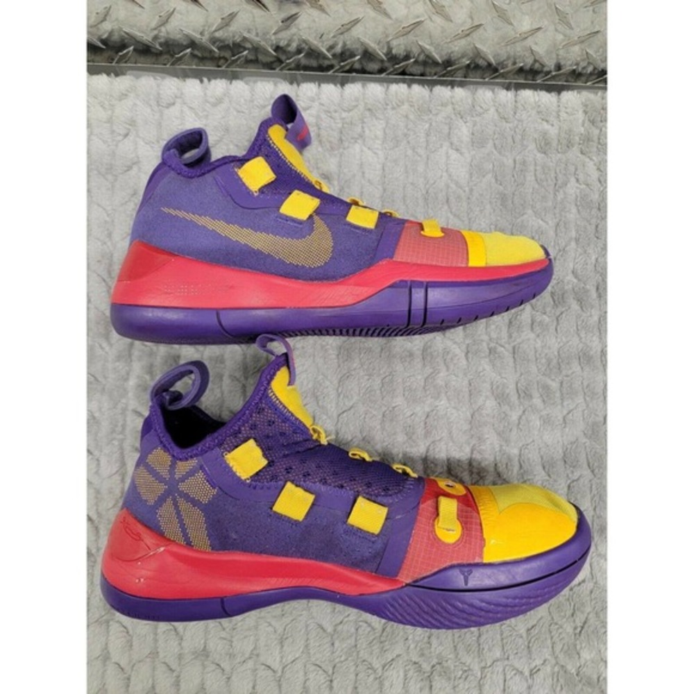 Mens Nike ID Kobe A.D. Exodus Lakers Purple/Yellow/Red Basketball Shoes US 7